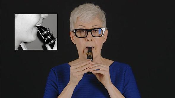 How to form the Clarinet Embouchure